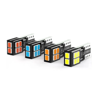 Sans erreur 194 168 T10 W5W Canbus voiture LED Auto ampoule 12V DC 2835 puce blanc rouge jaune bleu T10 LED Canbus intérieur ampoule
