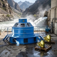 Petite turbine hydroélectrique Francis pour la production d'énergie libre, atelier de peinture EPC, prix abordable