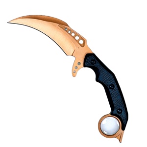 Cuchillo de Hoja Fija No Afilada, Estilo Mariposa, Práctico y Seguro, para Caza, Entrenamiento, Actividades al Aire Libre, Venta Directa al Por Mayor - Product Image 1