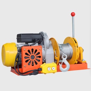 Mini-kabelkraan elektrische takel hijsmateriaal touwkatrol koppelingstakel populaire verkoop draagbare draadkabellier kleine bouwplaats takel - Product Image 2