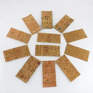 Deipel LC079 DIY 工艺品装饰材料印刷天然人造软木皮革面料