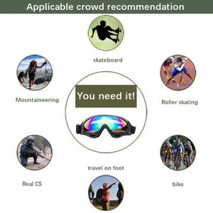 Gafas de Ciclismo al Aire Libre Baratas al por Mayor de Fábrica, Gafas de Sol para Motocross, Gafas de Ciclismo a Prueba de Viento, Gafas de Esquí para Hombre y Mujer - Product Image 3