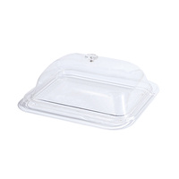Plateaux de présentation en acrylique empilables polyvalents avec couvercles en option pour buffets, restaurants, fêtes et événements en plein air Plats et assiettes