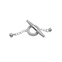 En gros Connecteurs, Fermoirs de collier, Crochets de bracelet, Fermoirs OT en Argent sterling 925 pour la fabrication de bijoux, accessoires pour perles et zircons