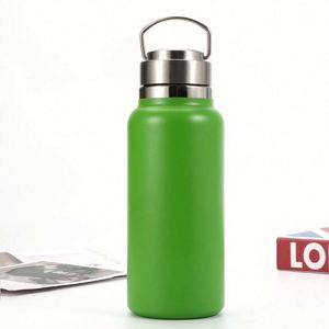 Bouteille isotherme sport en acier inoxydable de 32 oz, écologique, avec couvercle anti-fuite, idéale pour le camping et l'eau bouillante - Product Image 3
