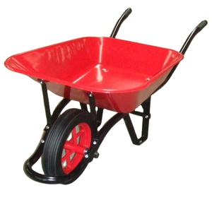 Brouette à roues en métal de haute qualité pour la construction, l'industrie, les travaux lourds, la maison et le jardin - Product Image 1