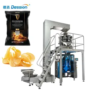 Low Price Multifunction Potato Chips Snack Packing Machine Banana Chips Pouch Packaging Machine With Nitrogen