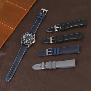 Dây đeo đồng hồ cao su FKM 20mm 22mm bán trực tiếp từ nhà máy, kiểu vải buồm, chất liệu cao su fluor, tháo lắp nhanh - Product Image 3