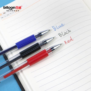 थोक प्रचार उच्च गुणवत्ता वाले तटस्थ मानक 0.5 मिमी जेल पेन स्कूल उच्च गुणवत्ता वाले प्लास्टिक के लिए सर्वश्रेष्ठ काले लाल हस्ताक्षर पेन - Product Image 6