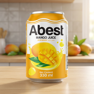 Jugo de Mango Fresco Abest en Lata/Botella de 330 ml, Bebida Vietnamita Baja en Carbohidratos con Jugo de Frutas y Azúcar - Product Image 3