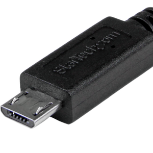 Câble USB OTG - Micro USB Mini USB-DP - Gaine en PVC - Blindage en feuille d'aluminium - Connecteurs noirs/argentés - Transmission de données vidéo - Ordinateur - Product Image 3