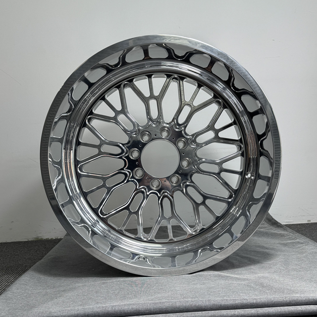 KYKY 22x12 22x14 24x12 24x14 26x16 Forged 4x4 Offroad 8x170 8x180 8x6.5 6x5.5 Polished Truck Wheels for Chevrolet Silverado 2500