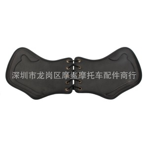 Moshark – coussin d'isolation thermique pour moteur de moto, en cuir PU noir, pour Harley Davidson Touring Street Riding - Product Image 1