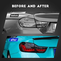 Feu arrière pour BMW Série 4 F32 F33 F36 420i 420d 425d 430d 435d 2014-2020, Pièces de modification de feux de freinage et de signalisation LED, Design Écailles de Dragon