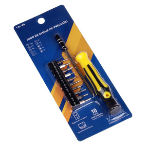Cel-09 <b>Precision</b> <b>Screwdriver</b> <b>Set</b> 10 Bits Interchangeable For Mobile Phone Repair Tools Chrome Vanadium Steel - Product Image 5