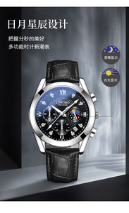 Waterproof <b>Glow</b> <b>in</b> <b>the</b> <b>Dark</b> <b>Watch</b> Fashionable and Trendy Calendar Style - Product Image 6