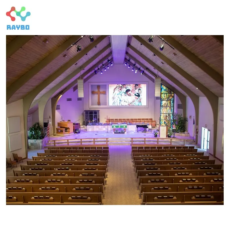 Raybo Led Wall Panel p2.5 Indoor Led Screen Display With Stand Frame Pantalla Led Para Publicidad For Stage Church