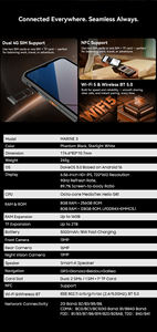 Teléfono Inteligente Resistente Oscal Marine 3 con Cámara de Visión Nocturna, Pantalla de 6.56 Pulgadas y 90HZ, 8+256GB, 5000mAh, Android 16 - Product Image 6