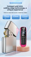 Mini Teléfono Celular con Doble SIM y Banda de Frecuencia Global 4G, Compacto y Portátil con Pantalla de 2.8 Pulgadas para Estudiantes y Personas Mayores, Modelo J60+