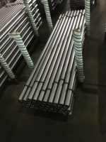 1045 varilla de eje de acero cromado duro varilla de pistón 10mm de diámetro cilindro hidráulico de varilla de cromo endurecido lineal suave