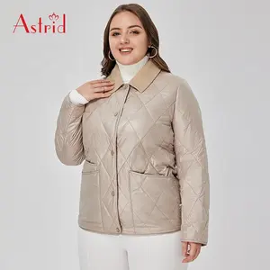 도매 가을 코트 여성 아웃웨어 트렌드 자켓 짧은 파카 패딩 캐주얼 패션 여성 고품질 여성 자켓 겨울