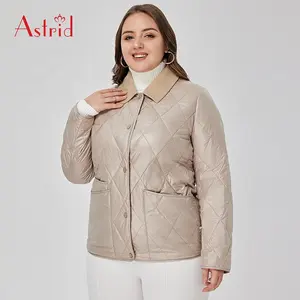 Abrigo de otoño al por mayor para mujer, chaqueta de tendencia, Parkas cortas acolchadas, moda informal para mujer, chaqueta de alta calidad para mujer