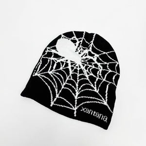 Bonnet tricoté en jacquard acrylique personnalisé Streetwear <span class=keywords><strong>syna</strong></span> hommes casquette tête de mort noire sports du monde chapeaux de ski hiver chaud y2k bonnet de course - Product Image 5