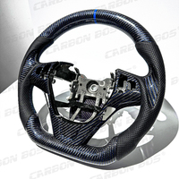 Volant de direction automobile en fibre de carbone bleu LED, vente chaude d'usine, pour Hyundai Genesis Coupé, qualité neuve 2010-2016