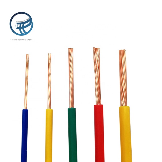New Trending BVR 4mm Single Core LSZH Insulated Power Electrical Wires 100m Household Stranded Copper Wire 600V Electrical Cable