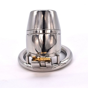 Hot Sale square Shaped Short Male Chastity Cage Sex Toy <b>Erotic</b> Cock Cage Body Control Abstinence Penis Lock for Men - Product Image 5