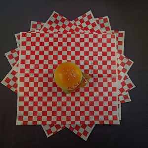 SP2982 Logo-Designed Food Grade <b>Wax</b> Paper Printed Roll Hamburger Packing <b>Wrap</b> with Grease Proof Waterproof Coated Features - Product Image 2