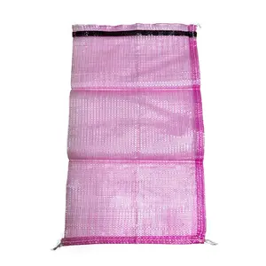 Reusable Plastic Pp Leno Mesh Storage Bag Vegetable Potato Onion Firewood Packaging Bag