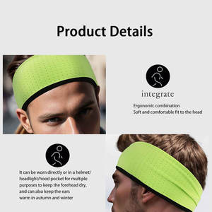 تو باندو دي تبريد طاولة تنس سبانديكس رياضة صالة ألعاب رياضية عصابة عرق وركوب الربيع عقال شعار مخصص للنساء الجري - Product Image 6