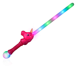 Épée à bulles LED Dinosaure 29'' clignotante avec 9 lumières, bouteille musicale 95ml d'eau pour fêtes d'enfants, événements, promotion de marque, jouet d'extérieur - Product Image 1