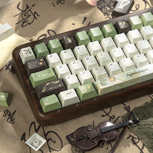 Claviers à thème Laurel Goddess, 150 touches, profil Cherry/FOA, claviers en PBT par sublimation pour clavier mécanique 61/64/68 - Product Image 1