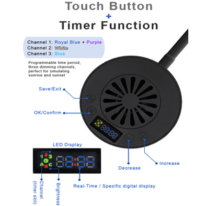 <span class=keywords><strong>Aquarium</strong></span> lumière <span class=keywords><strong>LED</strong></span> 36W <span class=keywords><strong>eau</strong></span> <span class=keywords><strong>de</strong></span> <span class=keywords><strong>mer</strong></span> éclairage <span class=keywords><strong>eau</strong></span> salée Clip-on <span class=keywords><strong>lampe</strong></span> marine récif <span class=keywords><strong>de</strong></span> corail poisson Nano réservoir lever du soleil coucher <span class=keywords><strong>de</strong></span> soleil - Product Image 6