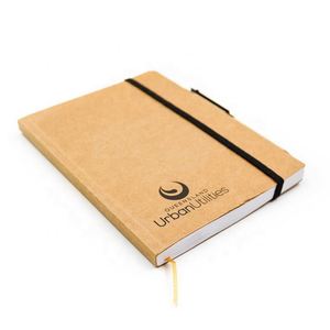 Classic Refillable Pages Business Notebooks Customizable Handmade Reusable <b>Journal</b> Printing Kraft Paper Cover Notebook with Pen - Product Image 4