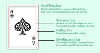 Cartes à jouer en plastique professionnelles de poker Texas, personnalisables avec votre propre logo, pour les fêtes de famille