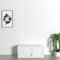 Armoire de classement commerciale moderne en acier, réglable, avec portes sécurisées verrouillables, conception mobile, écologique, pour usage scolaire et stockage de documents sensibles