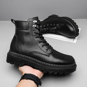 Bottes coupe-vent inspirées du style britannique, best-sellers pour hommes, automne/hiver 2024, bottes Martin, chaussures pour hommes classiques et polyvalentes - Product Image 2