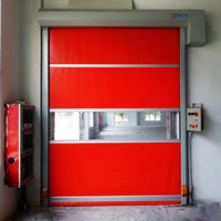 Puerta Enrollable Rápida Industrial Automática de PVC para Almacén