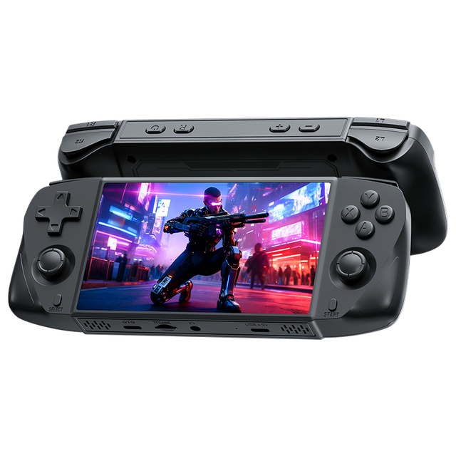 NKIWI K1 Handheld Game Console 5.2" HD 720p Screen 3900mAh Battery Smoothly Runs for PSP for PS1 Emulator for Headset Dual Games