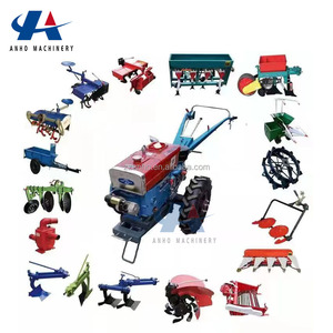 Tractor Agrícola a Diésel con Motor de 2 Ruedas Motrices, Transmisión de Engranajes, Mini Tractor de Jardín con Cultivador para Uso en Jardines - Product Image 5