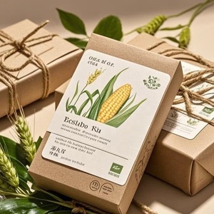 Boîte d'emballage de produits de lavage cosmétiques écologiques avec logo personnalisé boîte d'emballage de barre de savon artisanal en papier kraft cadeau vente en gros - Product Image 3