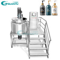 Agitateur-mélangeur chimique électrique à enveloppe en acier inoxydable Guanyu 100L 500L, équipement de réservoir de mélange de liquides pour le lait