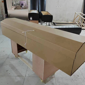 Usine <span class=keywords><strong>En</strong></span> Gros Nid D'abeille Papier Biodégradable Urnes Crémation <span class=keywords><strong>Carton</strong></span> <span class=keywords><strong>Cercueil</strong></span> pour Funérailles - Product Image 2