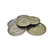 Vente en gros 202 #   Capsules de fermeture facile en fer blanc de qualité alimentaire TFS, couvercles en fer blanc, extrémités faciles à ouvrir en fer blanc