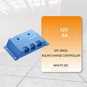 루미악스 12V 5A PWM 태양광 배터리 충전기 (USB 포트 출력 포함) PWM 태양광 컨트롤러 - Product Image 2