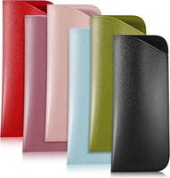 Étui à lunettes personnalisé avec logo promotionnel, en cuir PU, anti-rayures, étui à lunettes de soleil, pochette pour lunettes, boîte cadeau, protection
