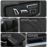 Kit de Siège d'Aviation de Luxe, Siège de Capitaine Rotatif à 360°, Repose-Pieds Électrique avec Massage pour Toyota Highlander